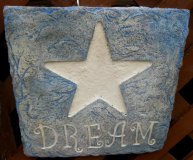 Hand Painted - Plaque Star Dream Handpainted,Sequined,Stoned