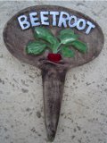 Hand Painted - Stake Vegie Beetroot
