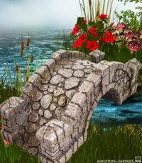 Fairy Bridge Stone Miniture