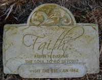 Plaque - Faith Rectangle