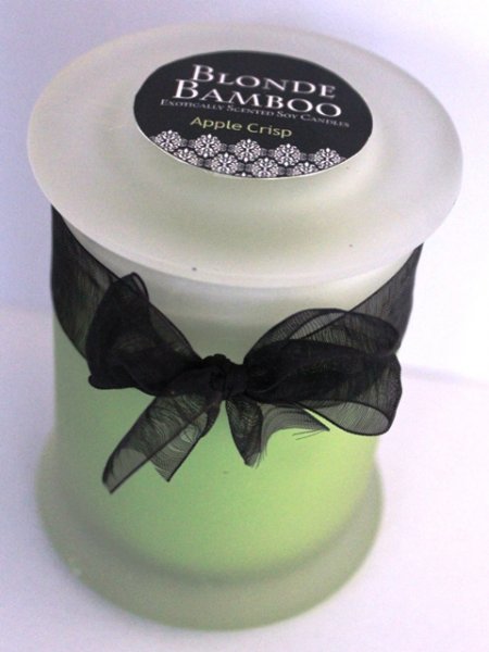 Candle - Soy Medium Frosted Jar With Lid - Click Image to Close