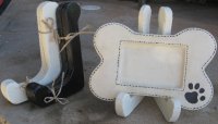 Hand Painted - Plaque Stands Short Set Of 2