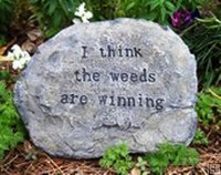 Plaque - I Think The Weeds Are Winning