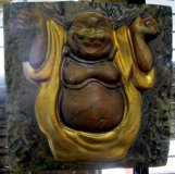 Hand Painted - Plaque Buddha Standing