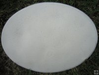 Plaque - Raw Oval Horizontal Small For Mosaicing Or Self Decorating