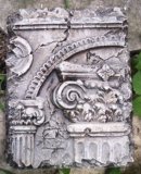 Hand Painted - Plaque Roman Column