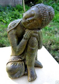 Statue - Buddha Thai Resting Medium Textured