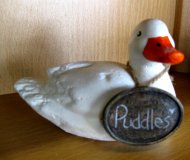 Hand Painted - Statue Duck Puffer Small