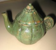 Hand Painted - Statue Tea Pot