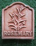 Hand Painted - Stake Herb Small Rosemary