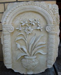 Plaque - Grecian Floral Large