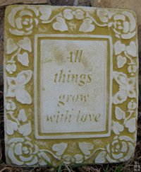 Plaque - All Things Grow With Love