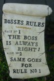 Hand Painted - Plaque Bosses Rules