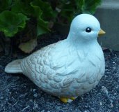 Hand Painted - Statue Dove