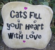 Plaque Cats Fill Your Heart With Love