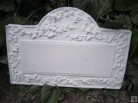 Plaque - Raw Vine Arched Rectangle For Self Decorating