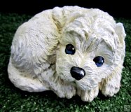 Hand Painted - Statue Dog Terrier