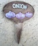 Hand Painted - Stake Vegie Onion