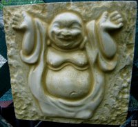 Plaque - Buddha Happy
