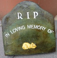 Memorial - Pet Traditional R.I.P. Smooth With Embellishment
